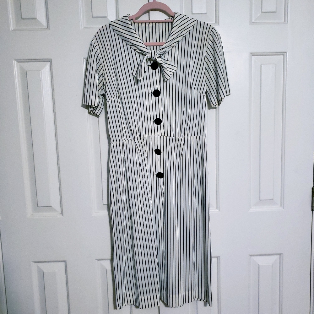 Vintage style B&W dress